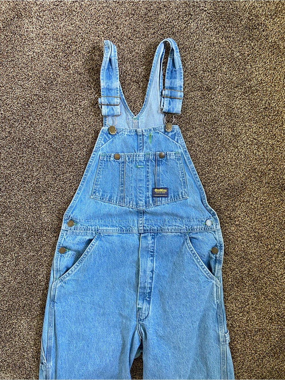 Vintage Oshkosh B’Gosh Denim Overalls 30x32 - Picture 3 of 6